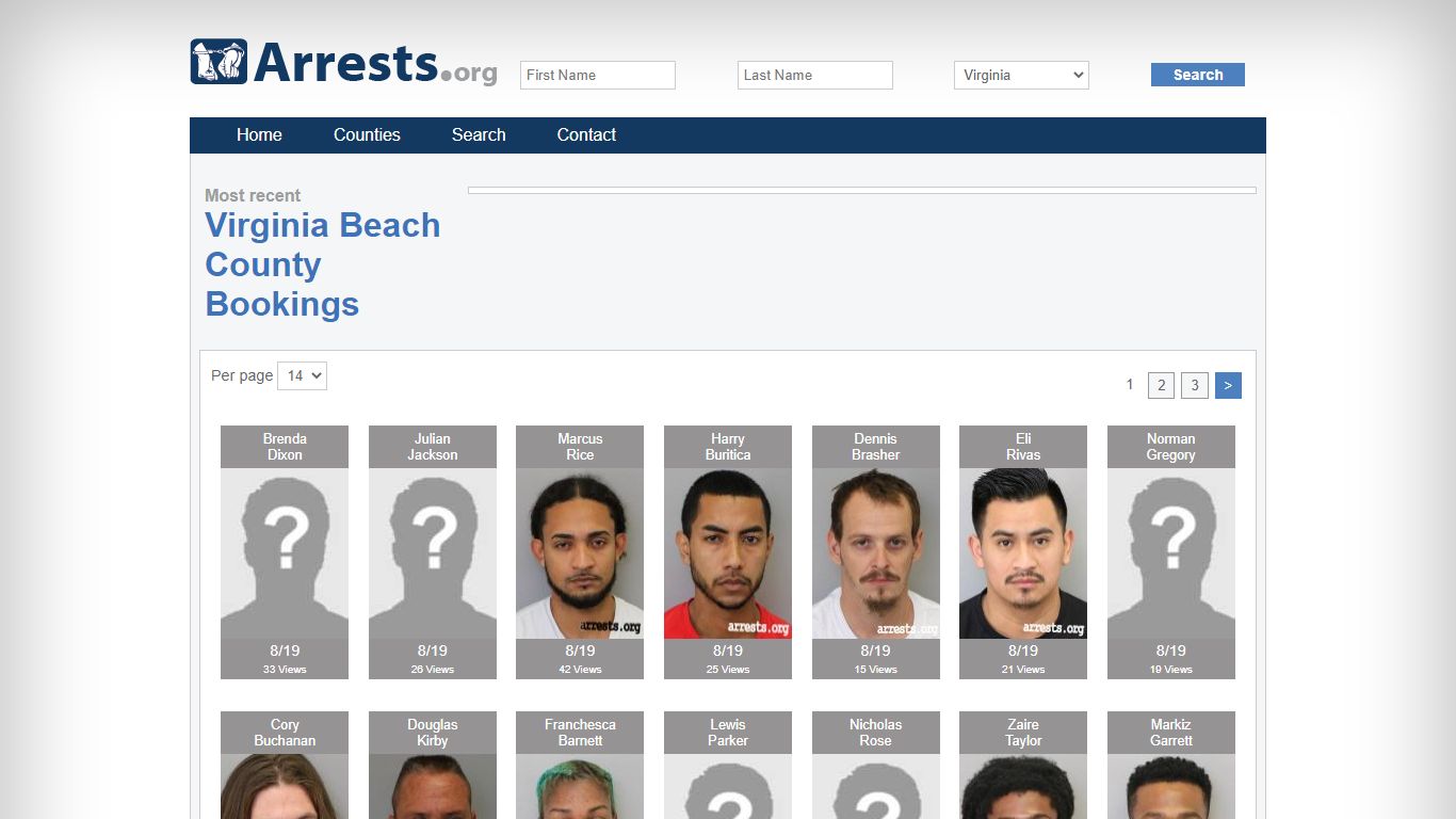 Virginia Beach County Arrests and Inmate Search